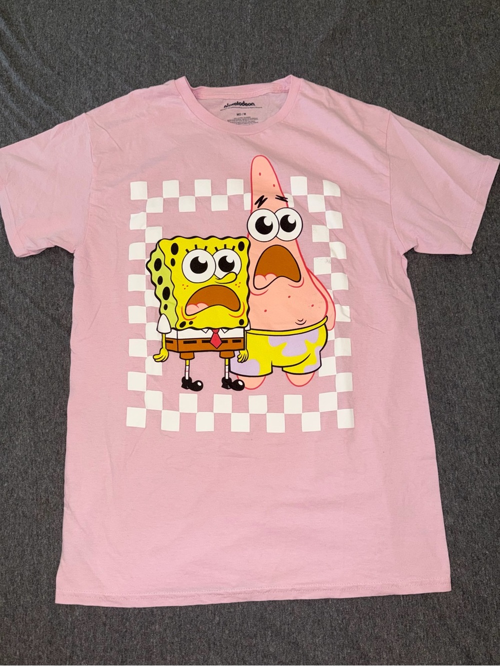 Nickelodeon SpongeBob & Patrick Pink Graphic Tee
